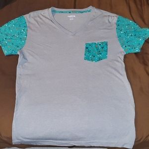 Carbon V Neck T shirt